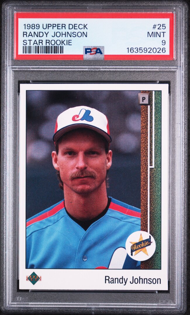 1989 Upper Deck #25 Randy Johnson Star Rookie PSA 9