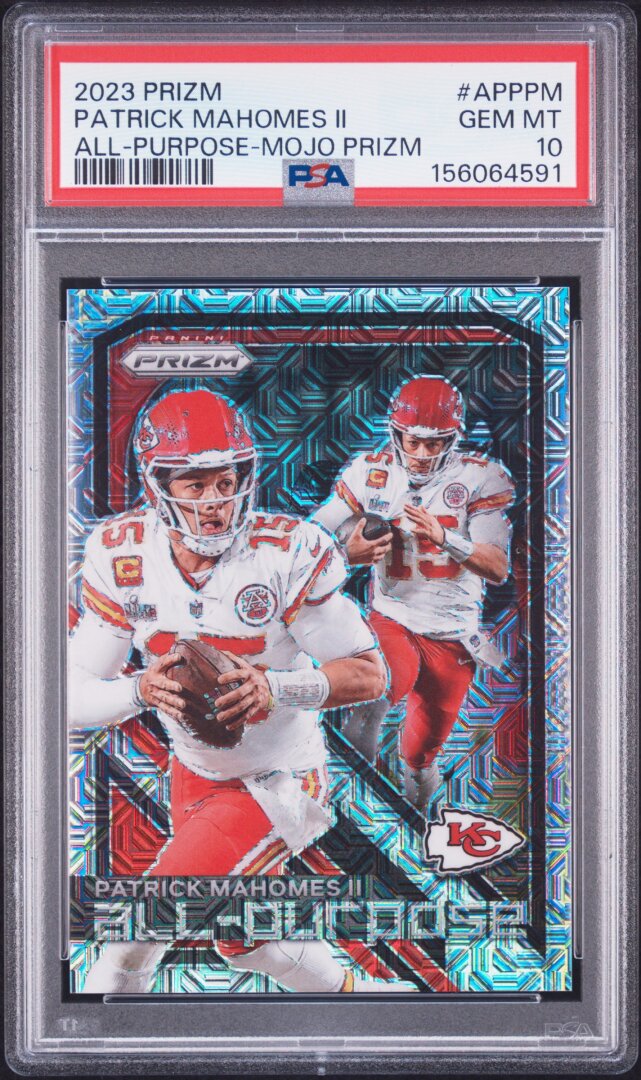 2023 Panini Prizm Patrick Mahomes All-Purpose Mojo /25 PSA 10 #APPPM