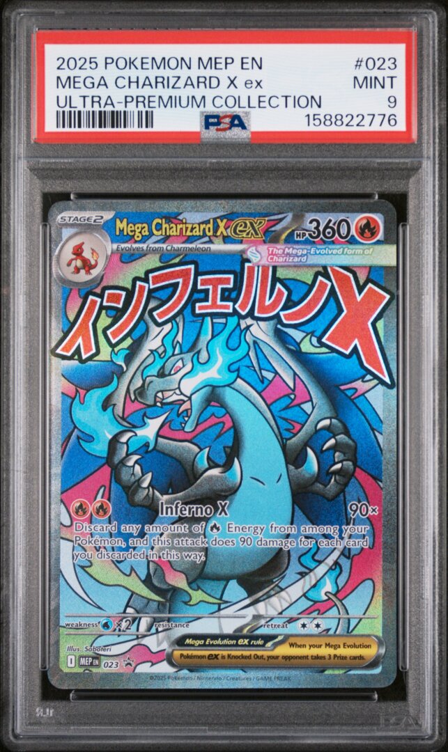 2025 Pokemon Mega Charizard X Ex Ultra-premium Collection PSA 9 #023
