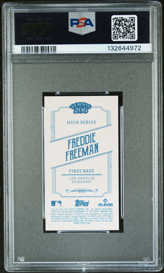 2023 Topps 206 High Series Freddie Freeman High Series-american Beauty PSA 10