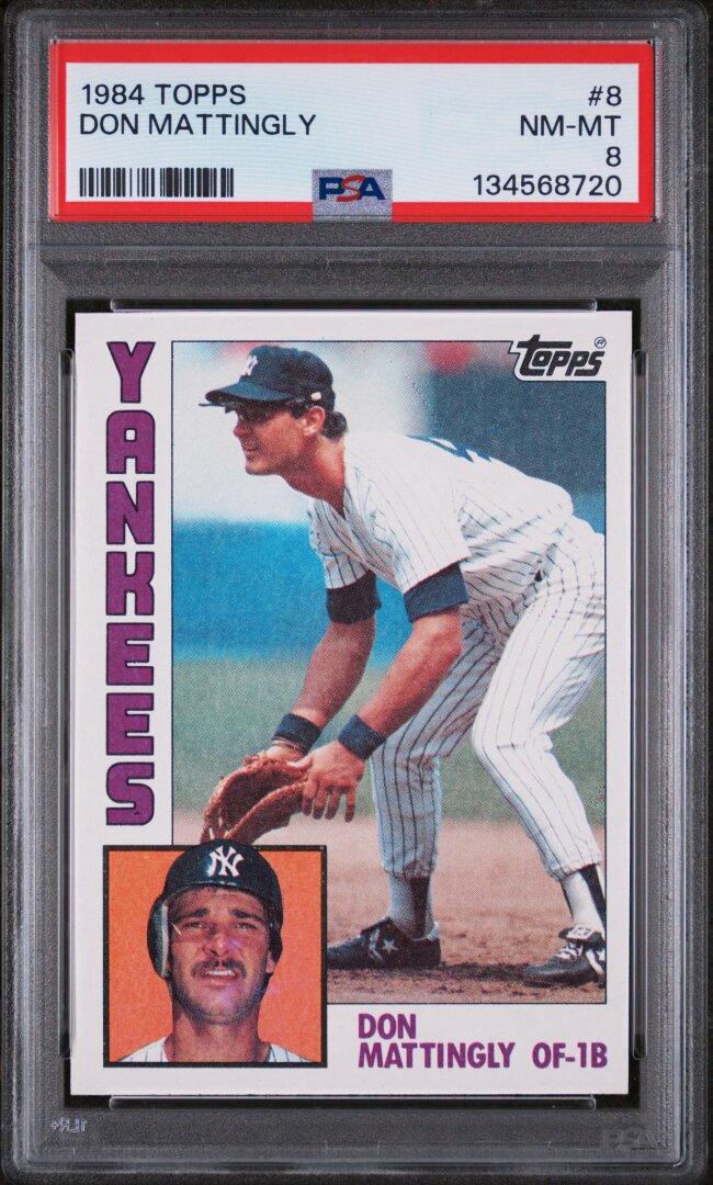 1984 Topps Don Mattingly RC PSA 8 #8