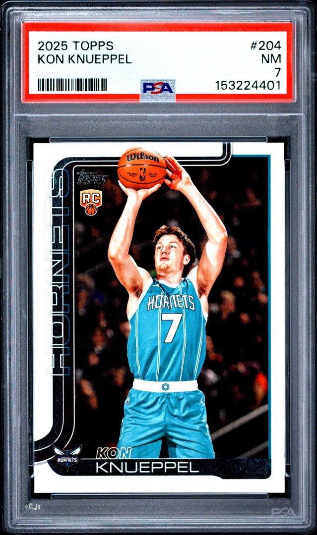 2025 Topps Kon Knueppel RC PSA 7 #204
