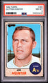 1968 Topps Catfish Hunter PSA 8 #385