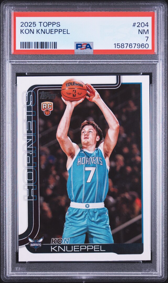 2025 Topps Kon Knueppel RC PSA 7 #204