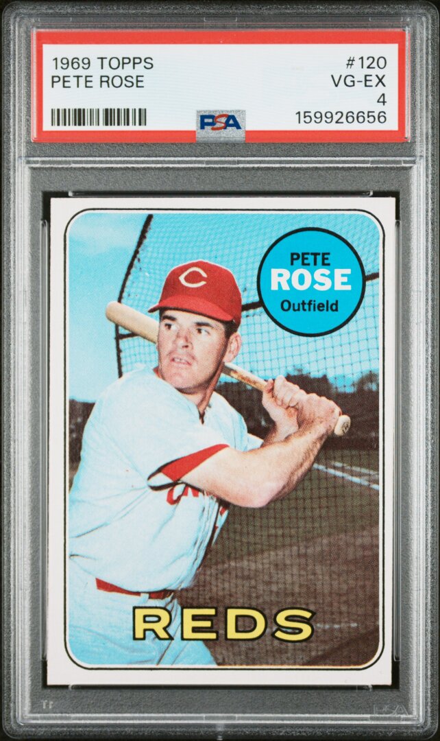 1969 Topps Pete Rose PSA 4 #120