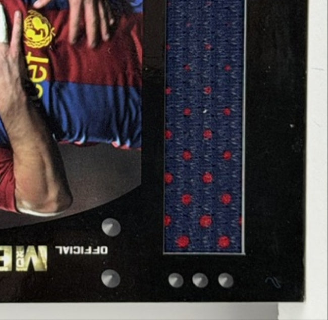 2013 Icons Official Messi Collection Game Worn Jersey Card EWJR9