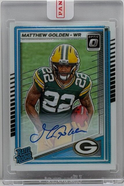 2025 Panini Donruss Optic #205 Matthew Golden Rated Rookie RPS Auto /350