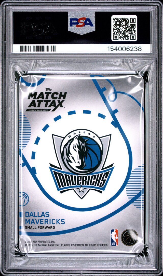 2025 Topps Match Attax Breakthrough Baller Cooper Flagg RC PSA 10 #BB-CF