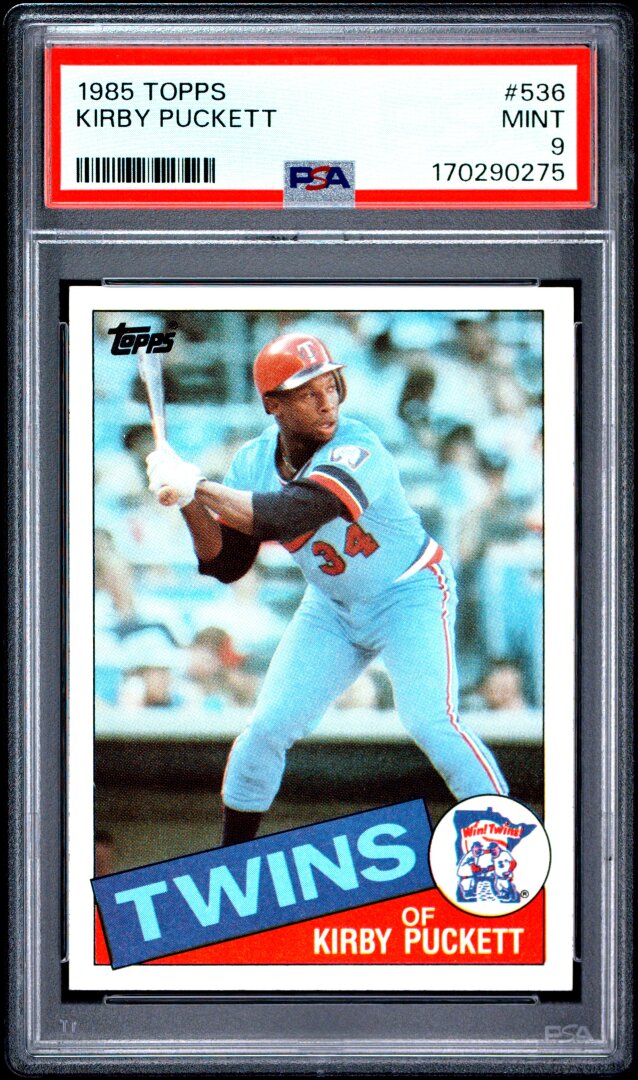 1985 Topps Kirby Puckett RC PSA 9 #536