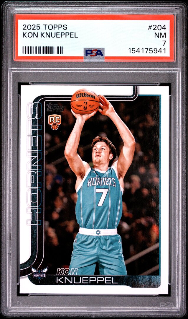 2025 Topps Kon Knueppel RC PSA 7 #204