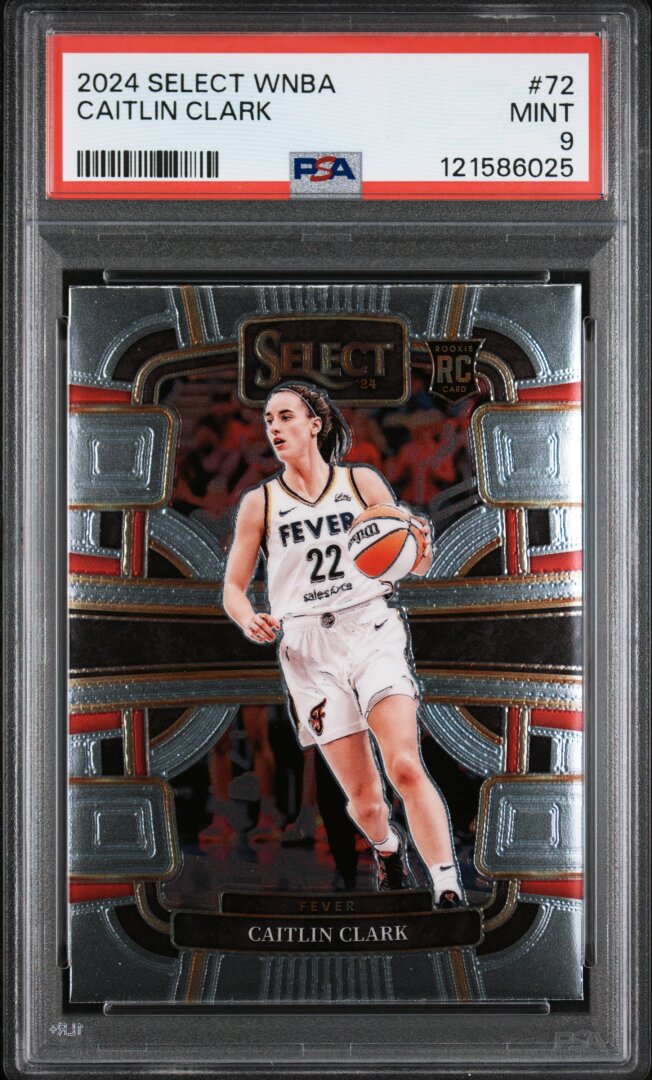 2024 Panini Select WNBA #72 Caitlin Clark RC PSA 9