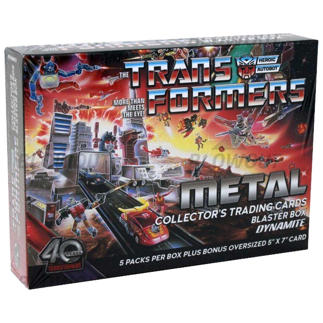 Dynamite Transformers 40th Anniversary Metal Blaster Box