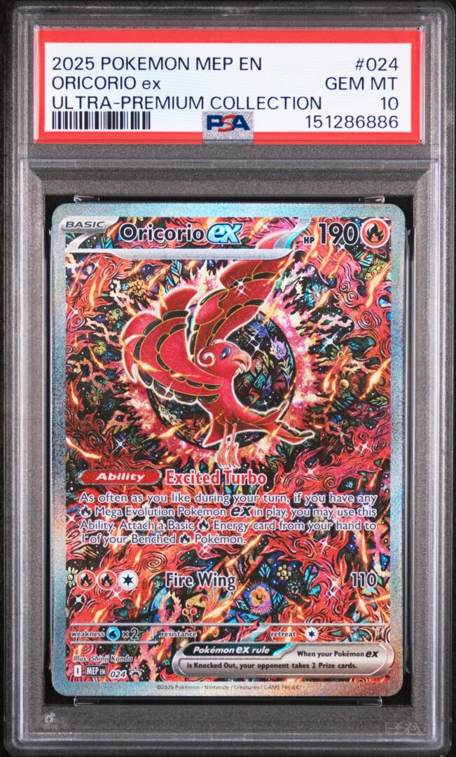 2025 Pokemon Oricorio Ex Ultra-premium Collection PSA 10 #024