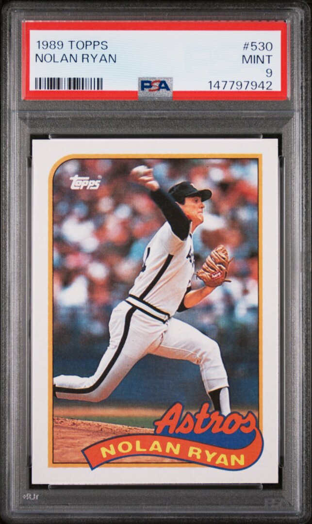 1989 Topps #530 Nolan Ryan PSA 9