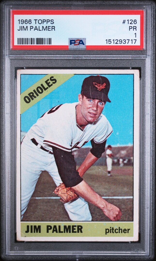 1966 Topps Jim Palmer PSA 1 #126