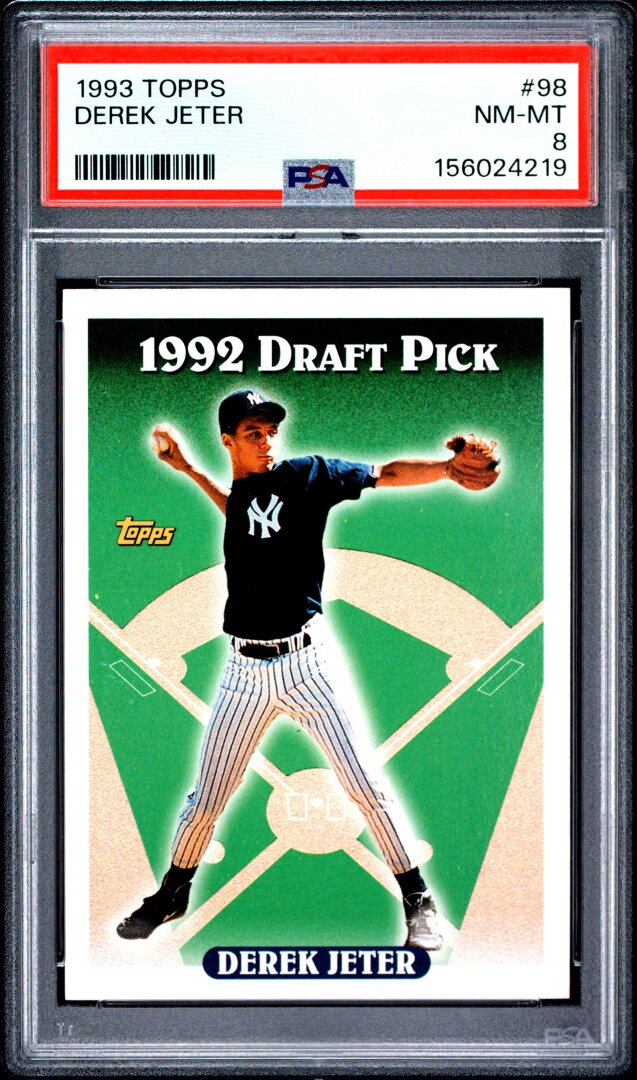 1993 Topps Derek Jeter RC PSA 8 #98