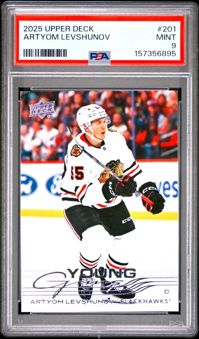 2025 Upper Deck Artyom Levshunov PSA 9 #201