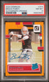 2022 PANINI DONRUSS 374 BROCK PURDY AUTOGRAPH-ORANGE PSA 8 - front