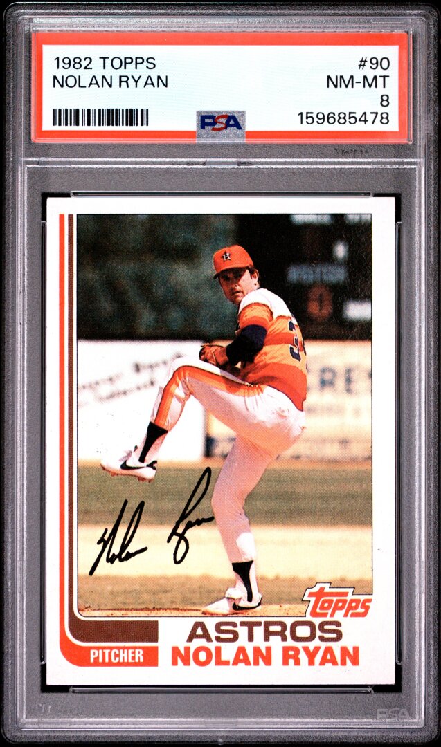 1982 Topps Nolan Ryan PSA 8 #90