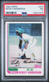 1982 TOPPS 610 RICKEY HENDERSON PSA 7 - front