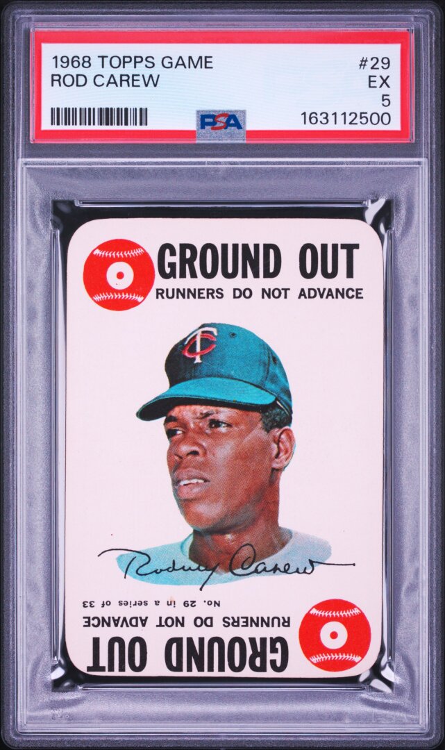 1968 Topps Game Rod Carew PSA 5 #29