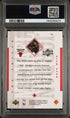 1999 Upper Deck Michael Jordan Athlete of The Century #85 PSA 7