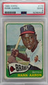 1965 Topps #170 Hank Aaron PSA 2