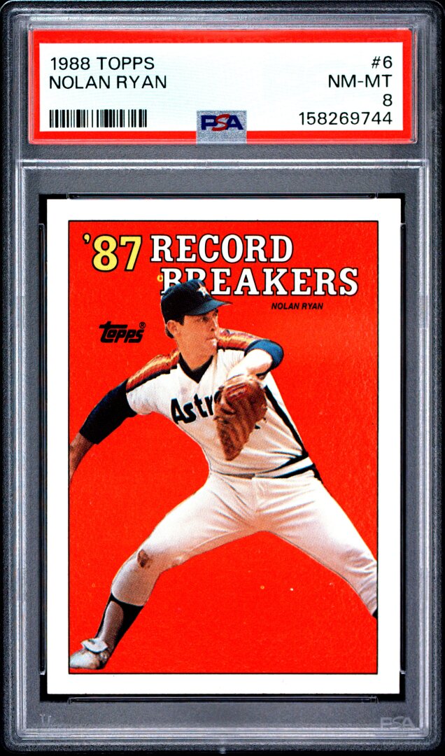 1988 Topps Nolan Ryan PSA 8 #6