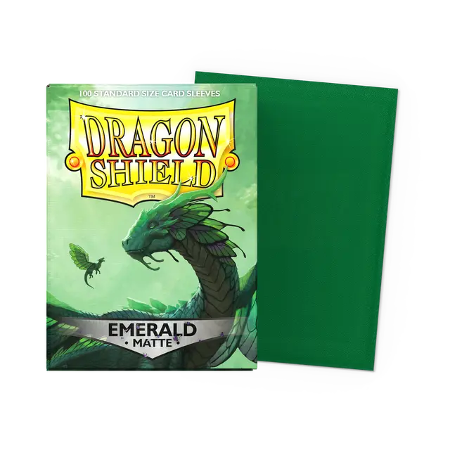 Dragon Shield Sleeves - Matte Emerald