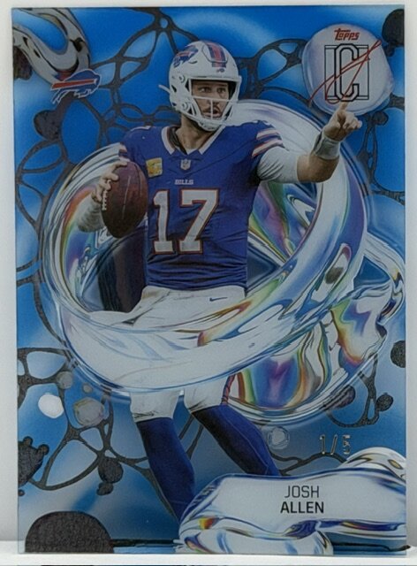 2025 Topps Signature Class #FL-4 Josh Allen Fluidity Blue 1/5