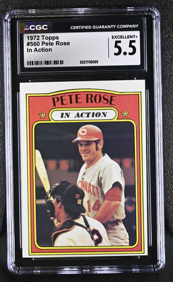 1972 Topps Pete Rose #560 CGC 5.5
