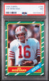1986 Topps Joe Montana PSA 7 #156
