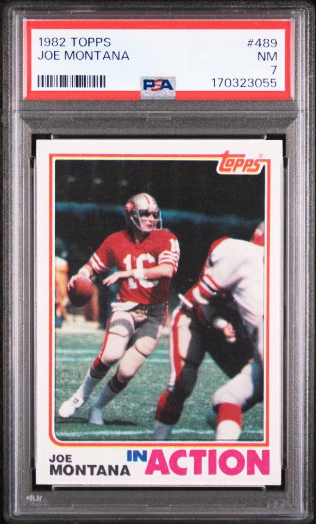 1982 Topps Joe Montana PSA 7 #489
