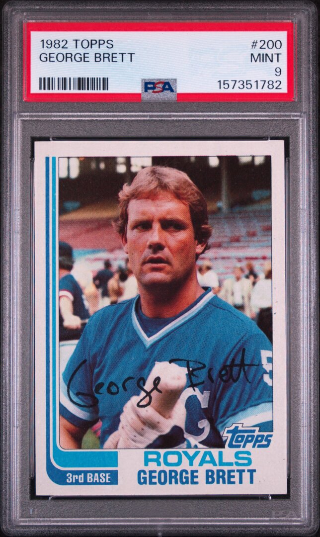 1982 Topps #200 George Brett PSA 9