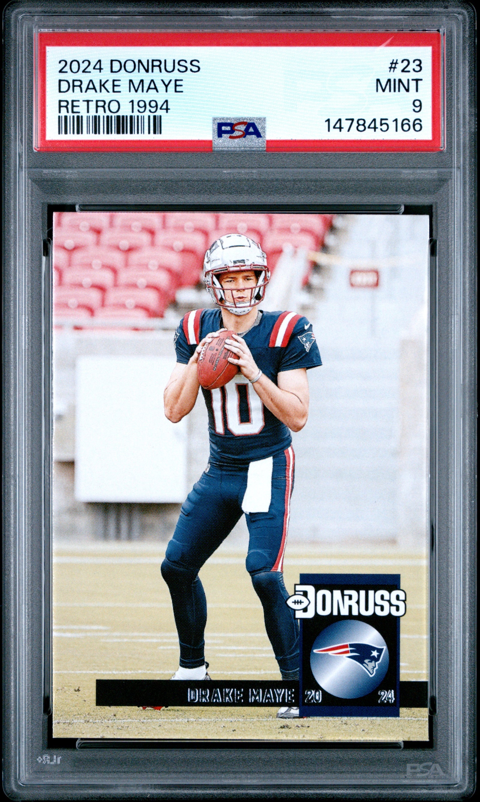 2024 Panini Donruss Retro 1994 23 Drake Maye PSA 9