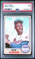 1968 Topps #110 Hank Aaron PSA 1