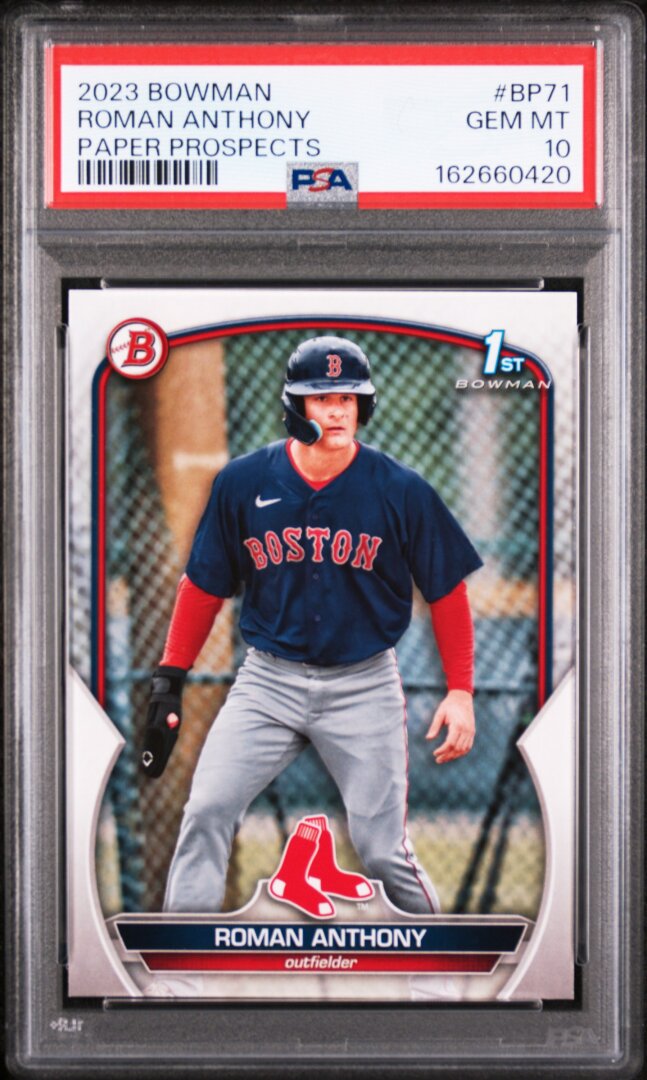 2023 Bowman Paper Prospects Roman Anthony PSA 10 #BP71