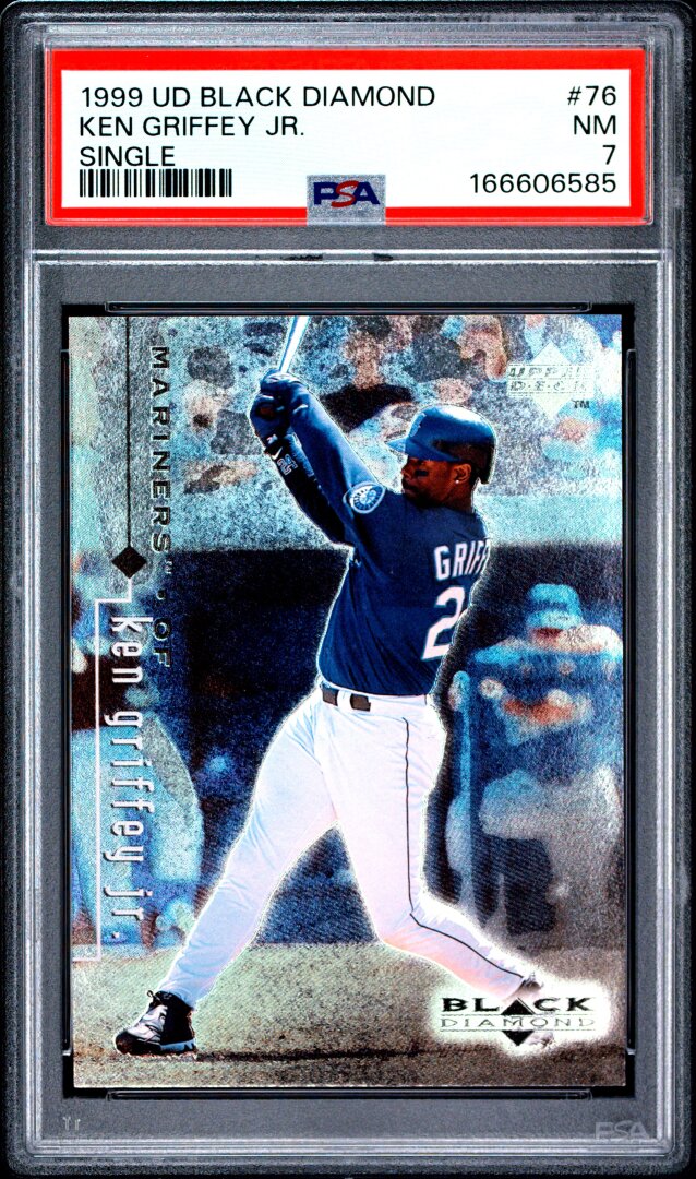 1999 Upper Deck Black Diamond #76 Ken Griffey Jr. Single PSA 7