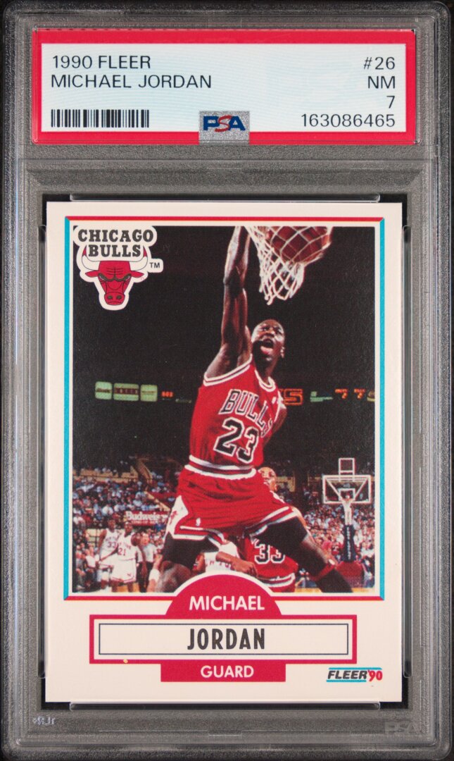 1990 Fleer #26 Michael Jordan PSA 7