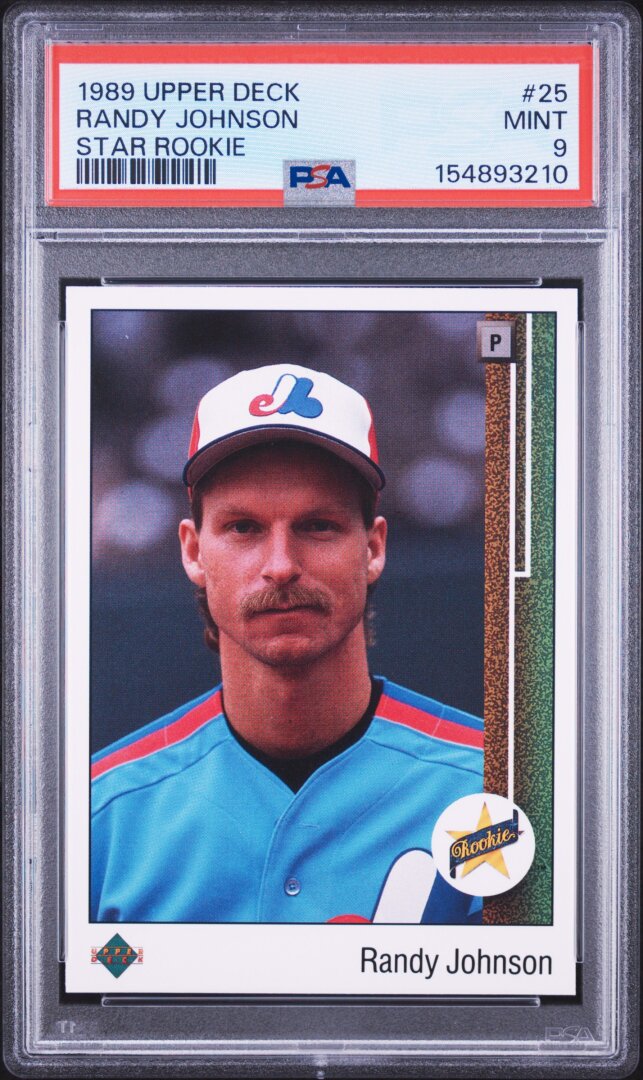 1989 Upper Deck Randy Johnson RC Star Rookie PSA 9 #25