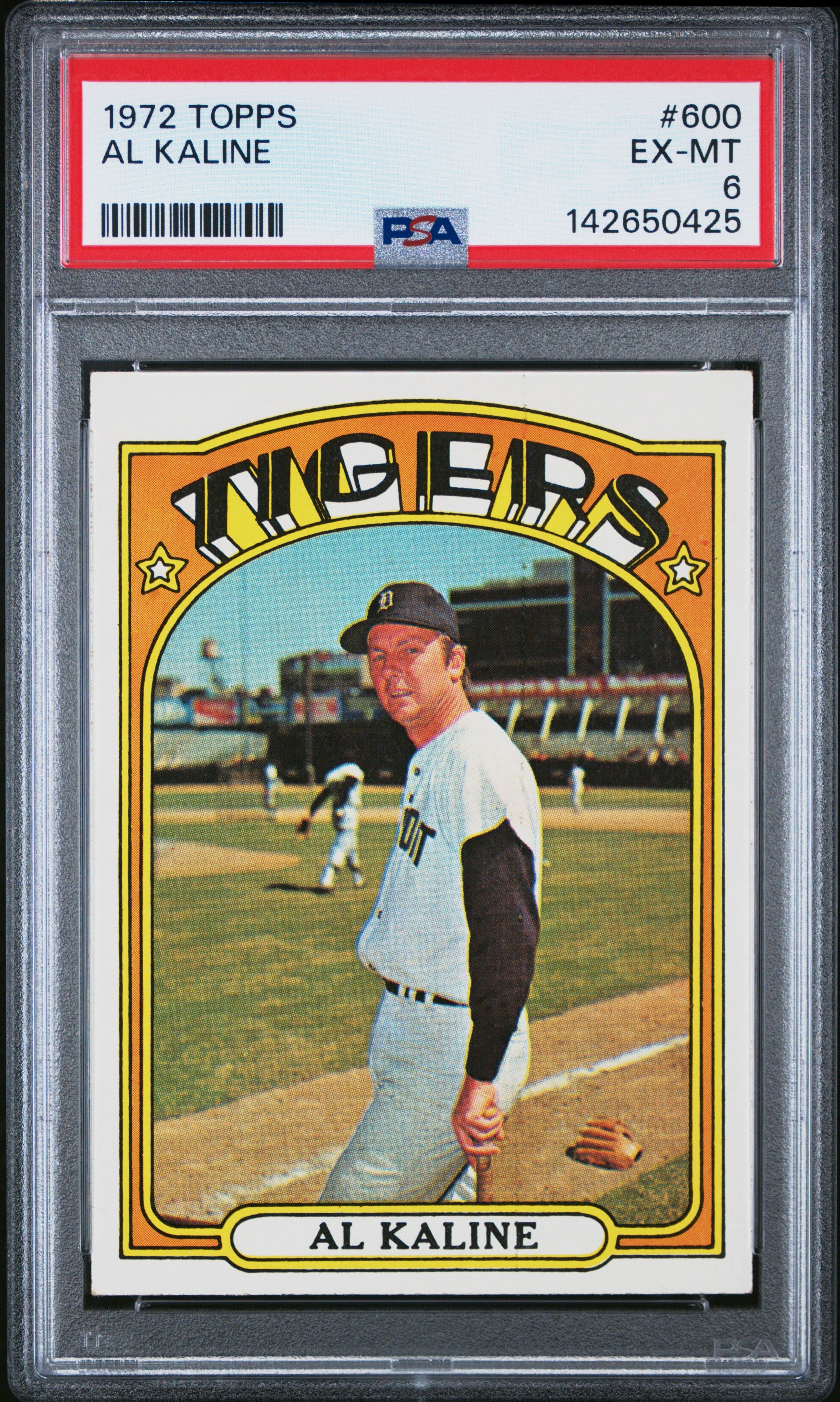 1972 Topps 600 Al Kaline PSA 6