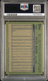 1982 TOPPS 780 PETE ROSE PSA 8 - back