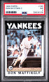 1986 TOPPS 180 DON MATTINGLY PSA 7 - front