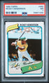 1980 TOPPS 482 RICKEY HENDERSON PSA 7 - front