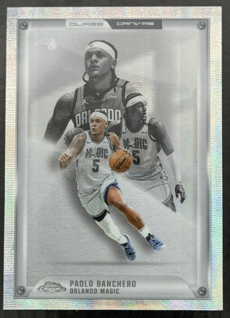 2025-26 Topps Chrome Paolo Banchero Glass Canvas