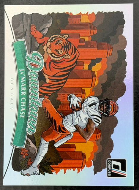 2025 Donruss Ja'Marr Chase Downtown! #2