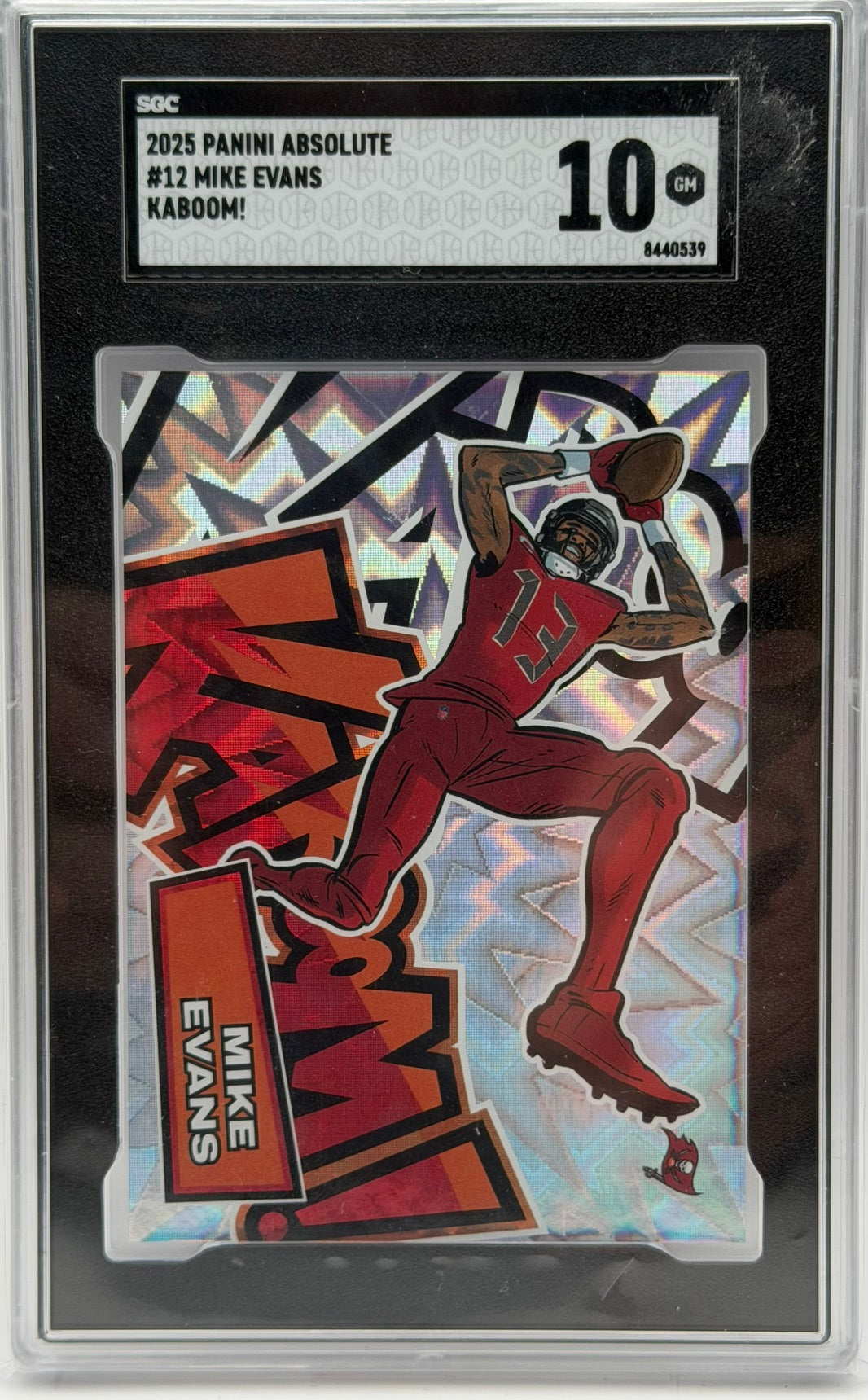 2025 Panini Absolute Mike Evans Kaboom! SGC 10