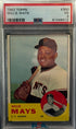 1963 Topps #300 Willie Mays PSA 3