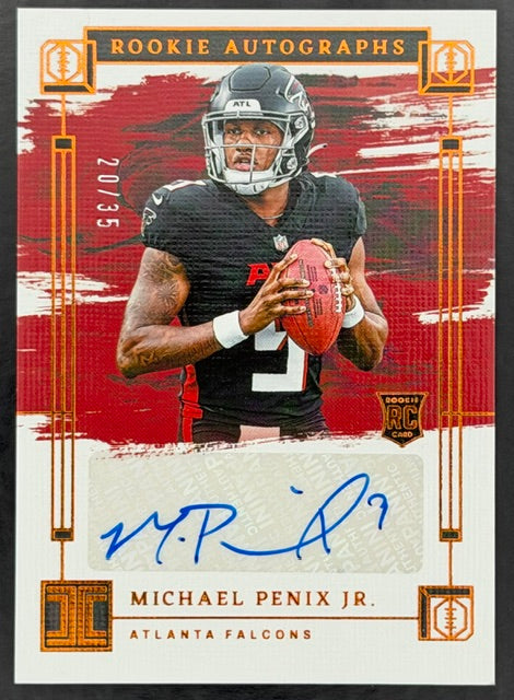 2024 Impeccable Michael Penix Jr. RC Rookie Autographs Bronze /35