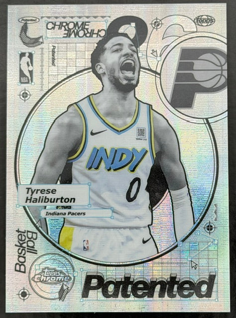 2025-26 Topps Chrome Tyrese Haliburton Patented #PD-1